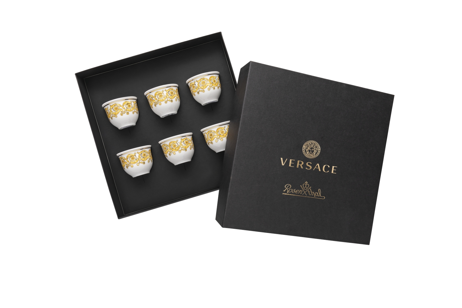 Versace Medusa Rhapsody Set 6 Becher klein ohne Henkel