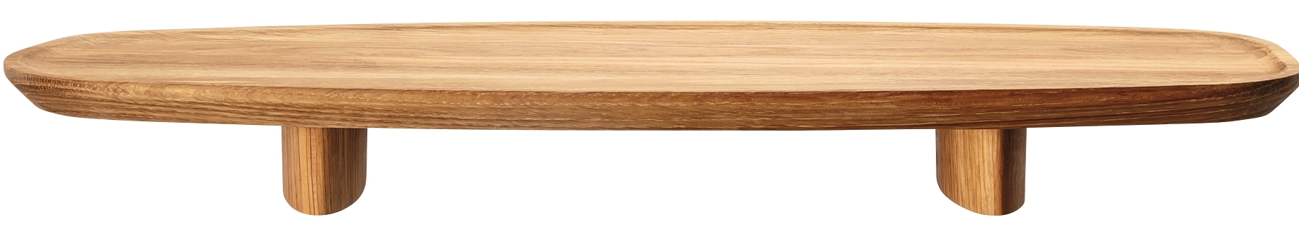 Rosenthal Junto Holz Tablett auf Fuss 45 x 16 cm