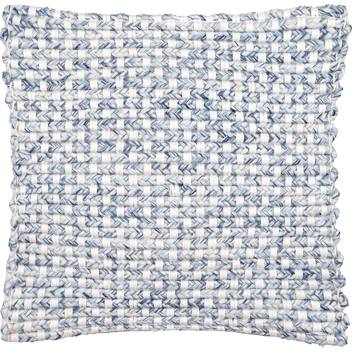 Greengate Braided Kissenhülle pale blue 50x50cm