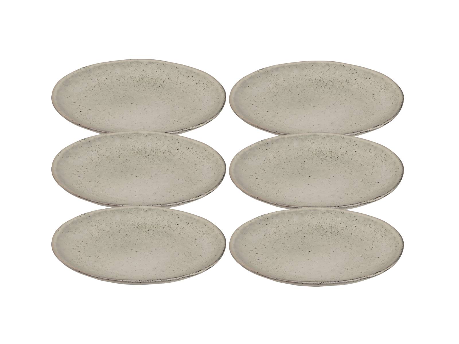 Broste Copenhagen NORDIC SAND Dessertteller 20 cm Set6