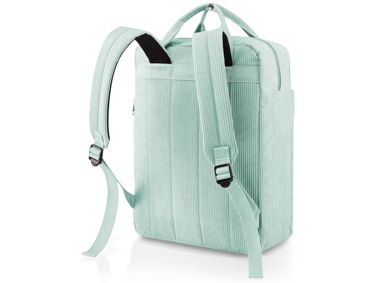 reisenthel allday backpack M cord mint Freisteller 3