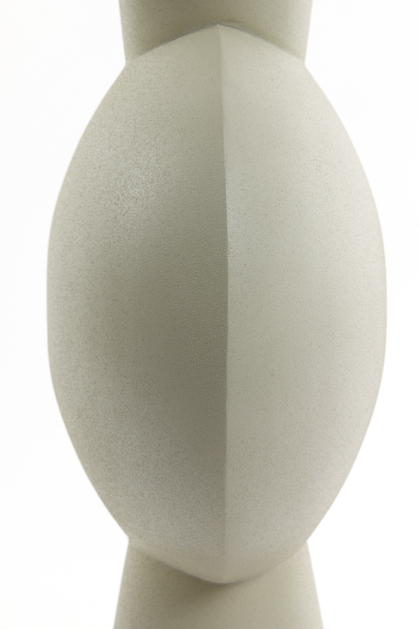 Light &amp; Living Kavandu Vase hellgrau 26 x 19 x 54 cm Freisteller5