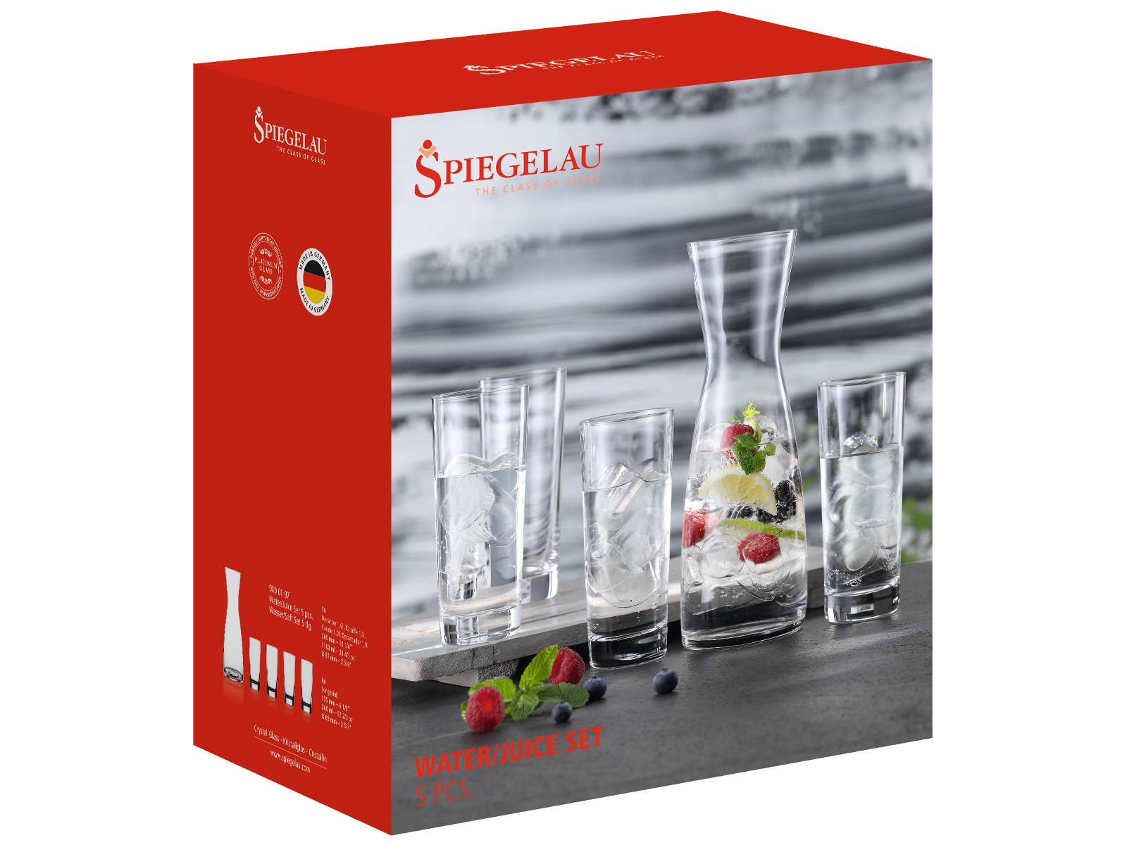 Spiegelau Classic Bar Wasser & Saft Set 5tlg.