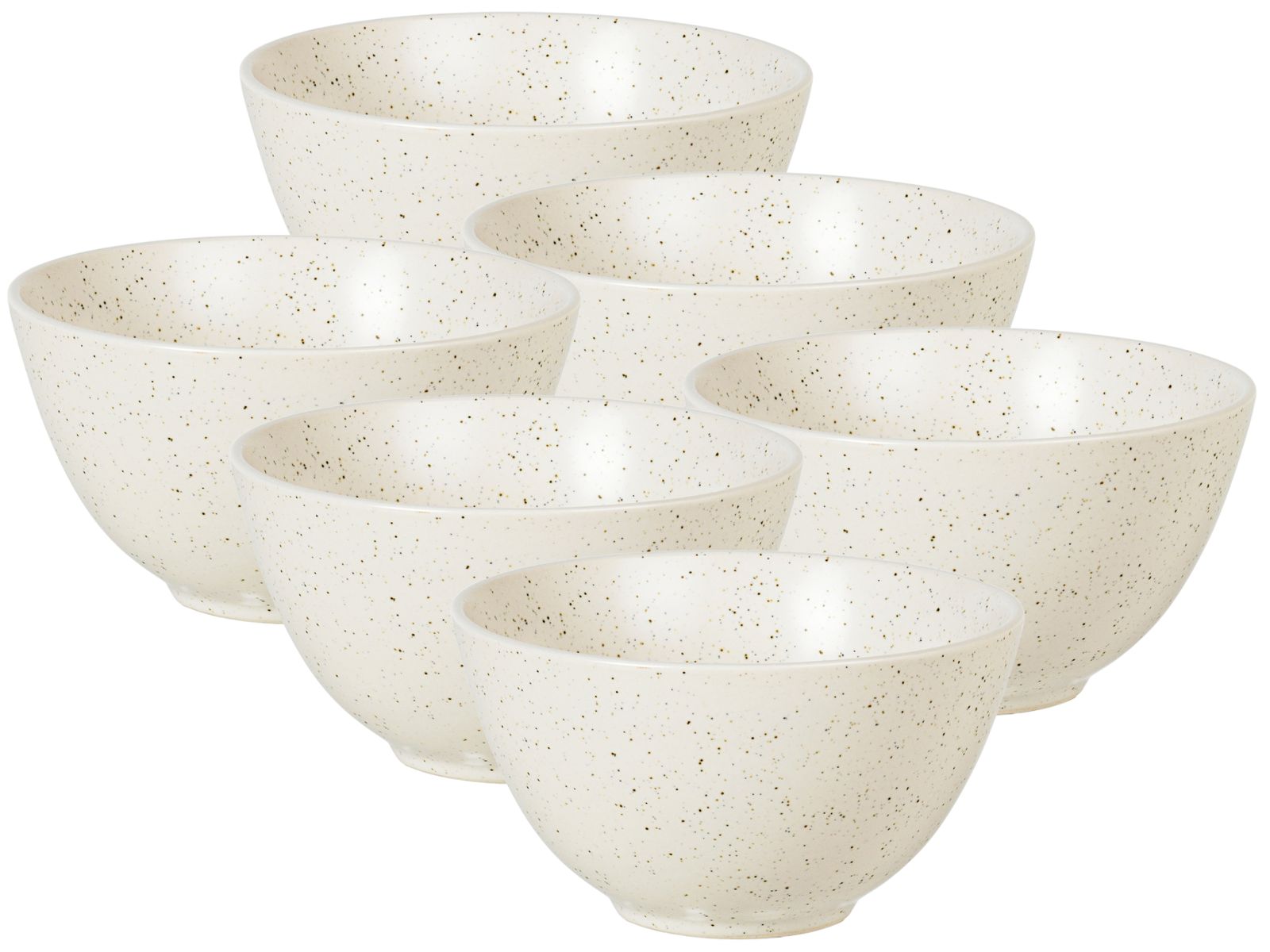 Broste Copenhagen NORDIC VANILLA Schale 15cm Set6