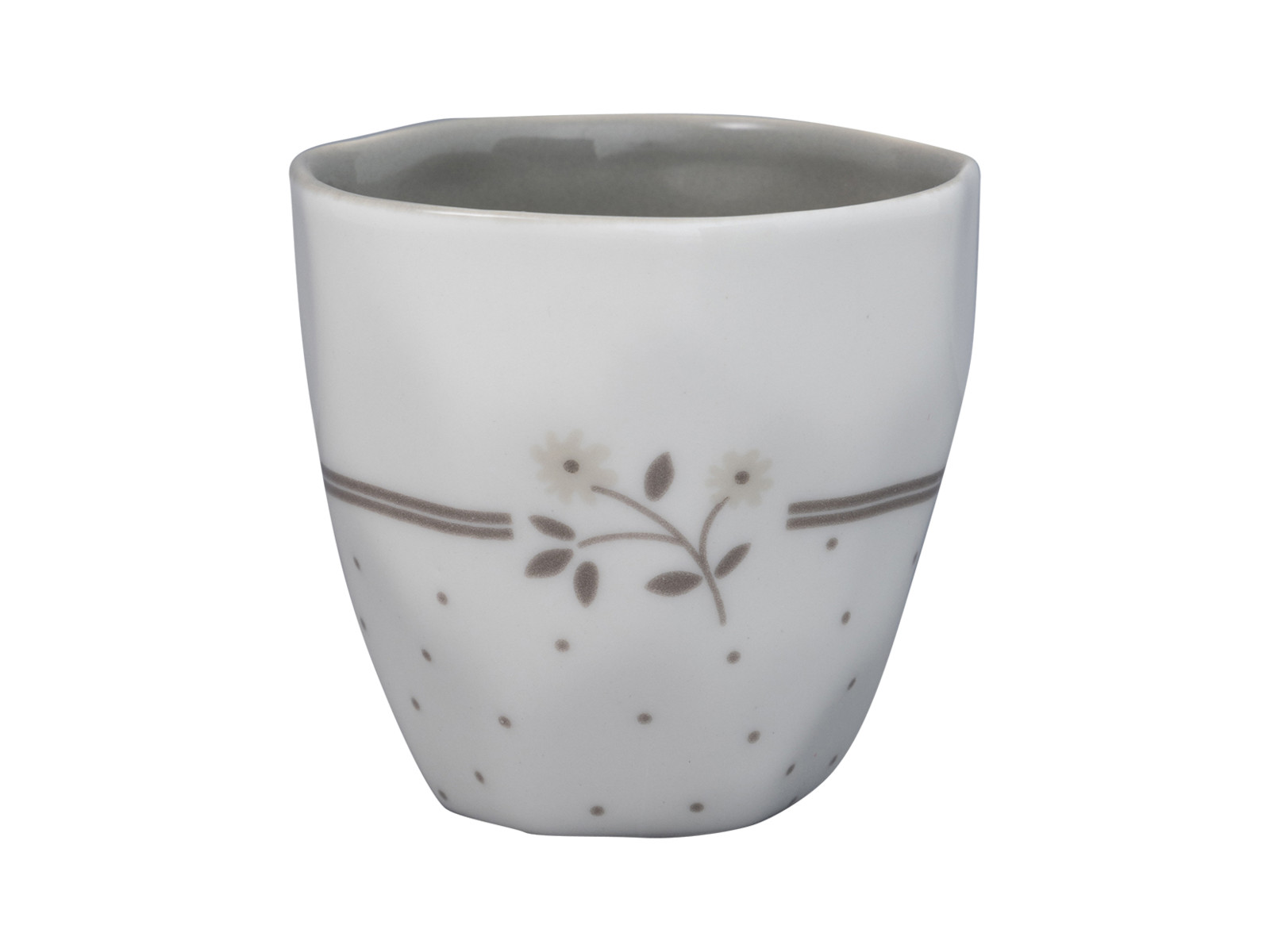 Greengate Elements Eileen Mini Latte Cup white 0,13l Freisteller 1