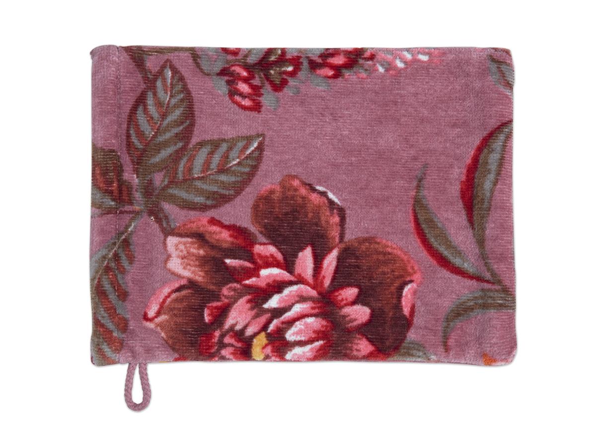 Secret Garden Waschhandschuh mauve 16x22cm (1 Stück) Freisteller1