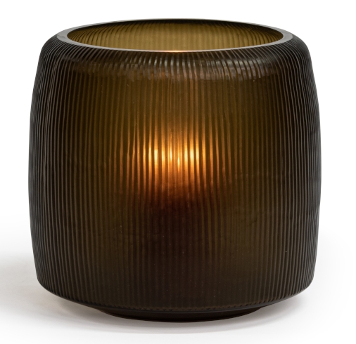 Dekocandle Hurricane Windlicht Glas smoke Ø 32 x 32 cm Lifestyle 1