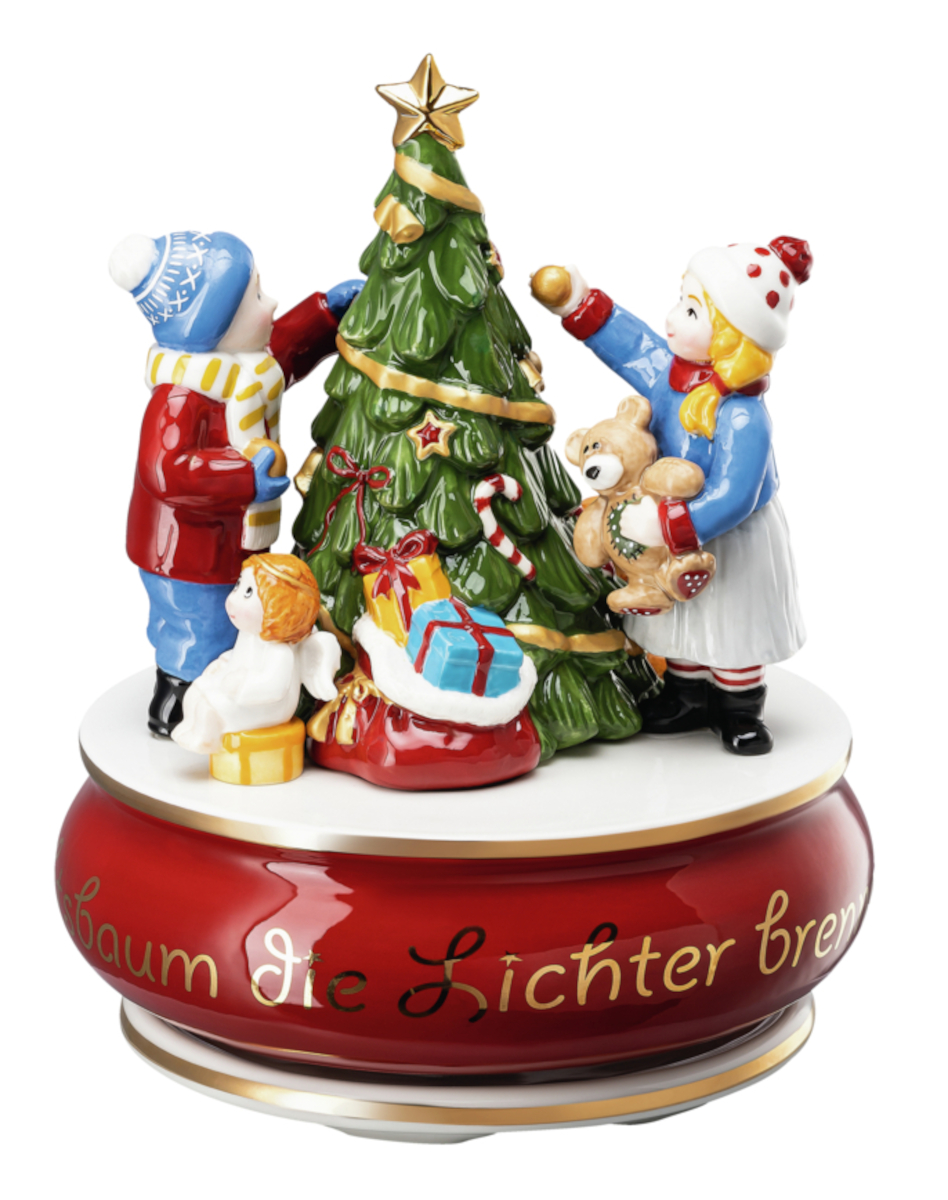 Hutschenreuther Sammelserie 2023 Am Weihnachtsbaum Spieluhr