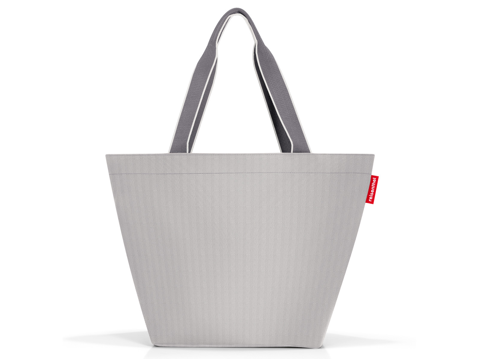 reisenthel shopper M herringbone grey Freisteller 1