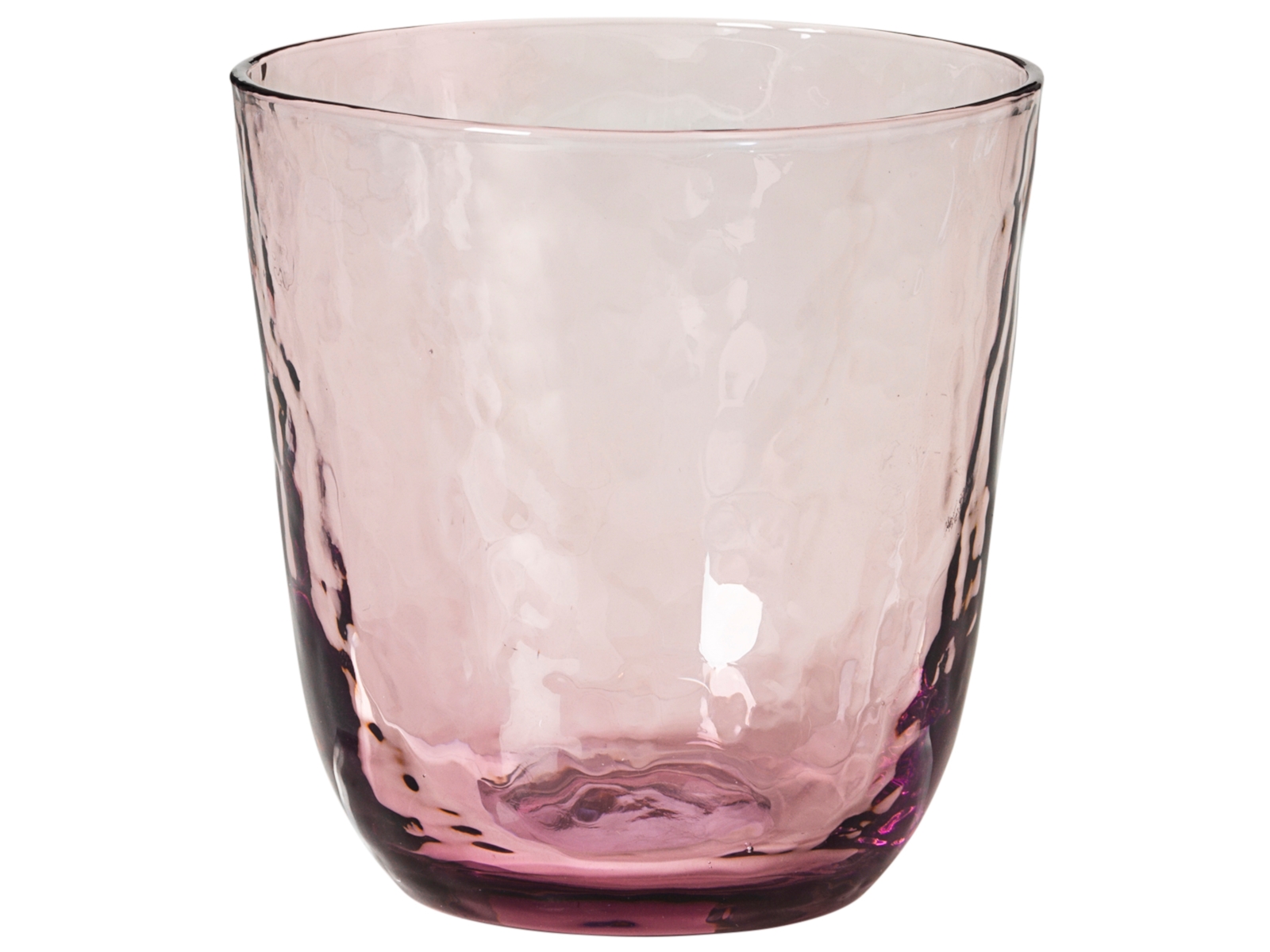 Broste Copenhagen HAMMERED Trinkglas 4tlg. purple 0,335 l