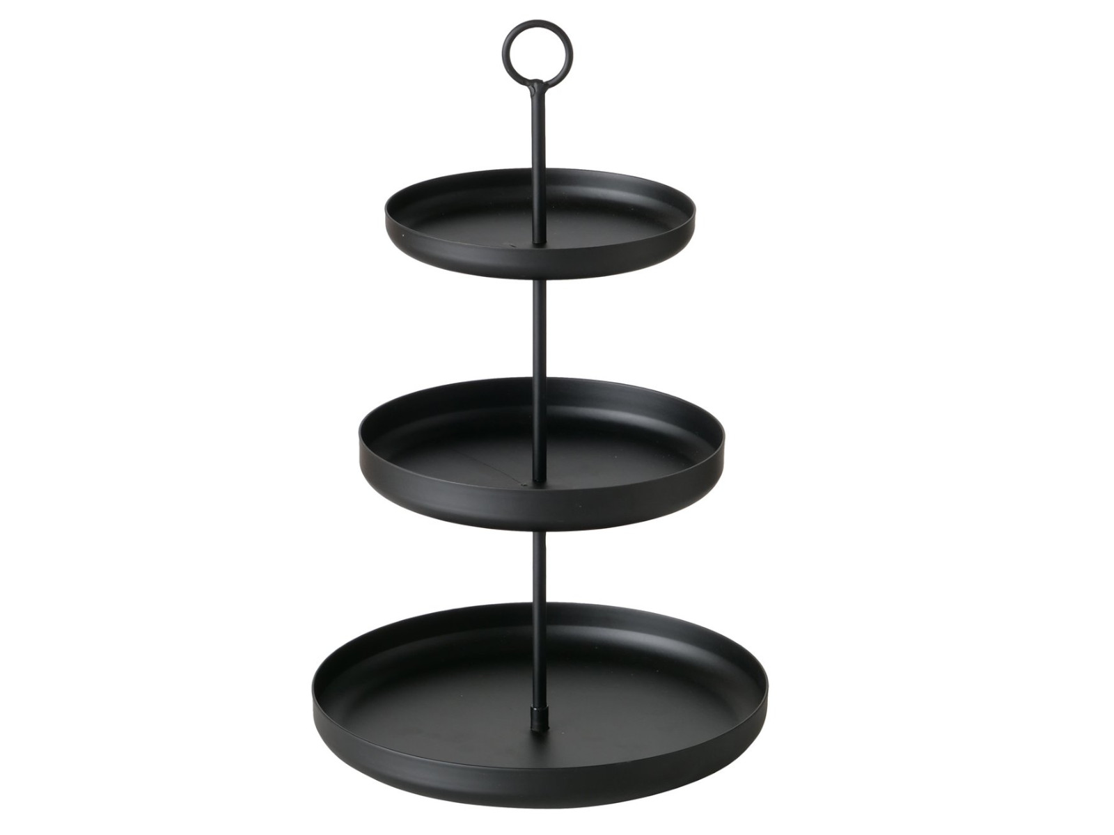 Boltze Credo schwarz Etagere 32cm Freisteller