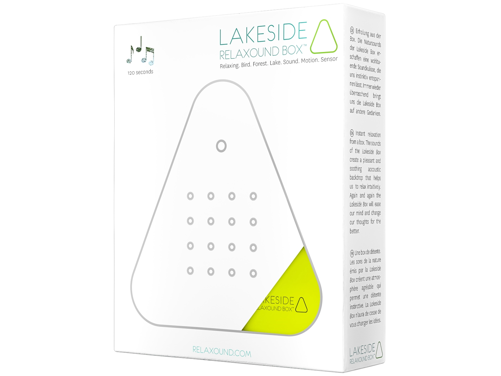 Relaxound Lakeside Box Neon Gelb / Weiss