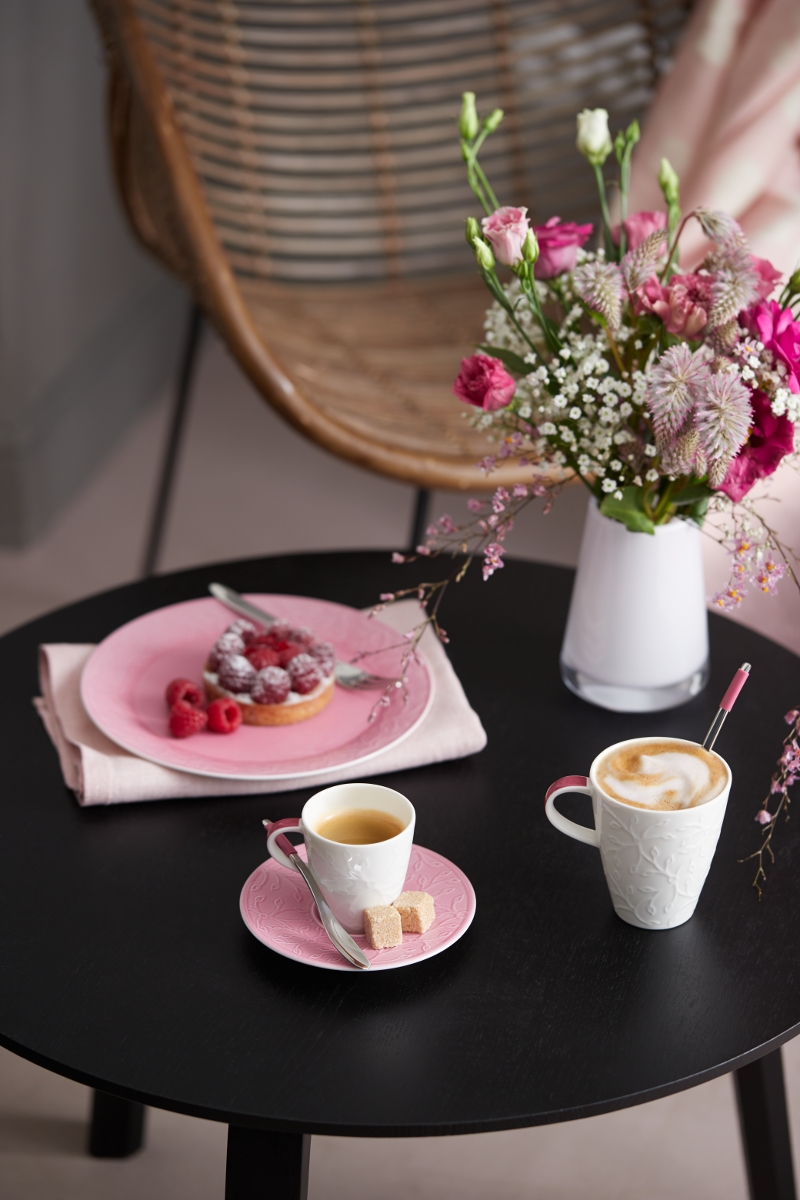 Villeroy & Boch Caffe Club Floral Touch Rose Mokka-/Espressountere