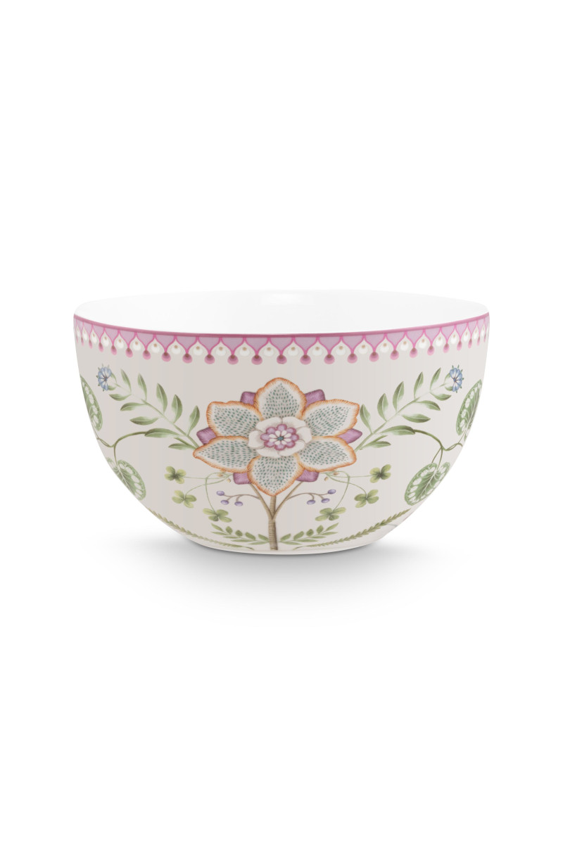 PIP STUDIO Lily&Lotus Bowl weiss/bunt 18cm