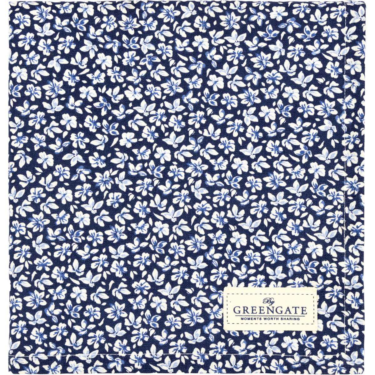 Greengate Dahla Stoffserviette blue 40x40cm