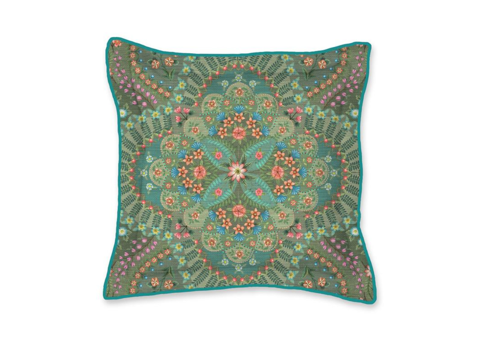 Alfombra Kissen Square Cushion green 45x45cm (1Stück)