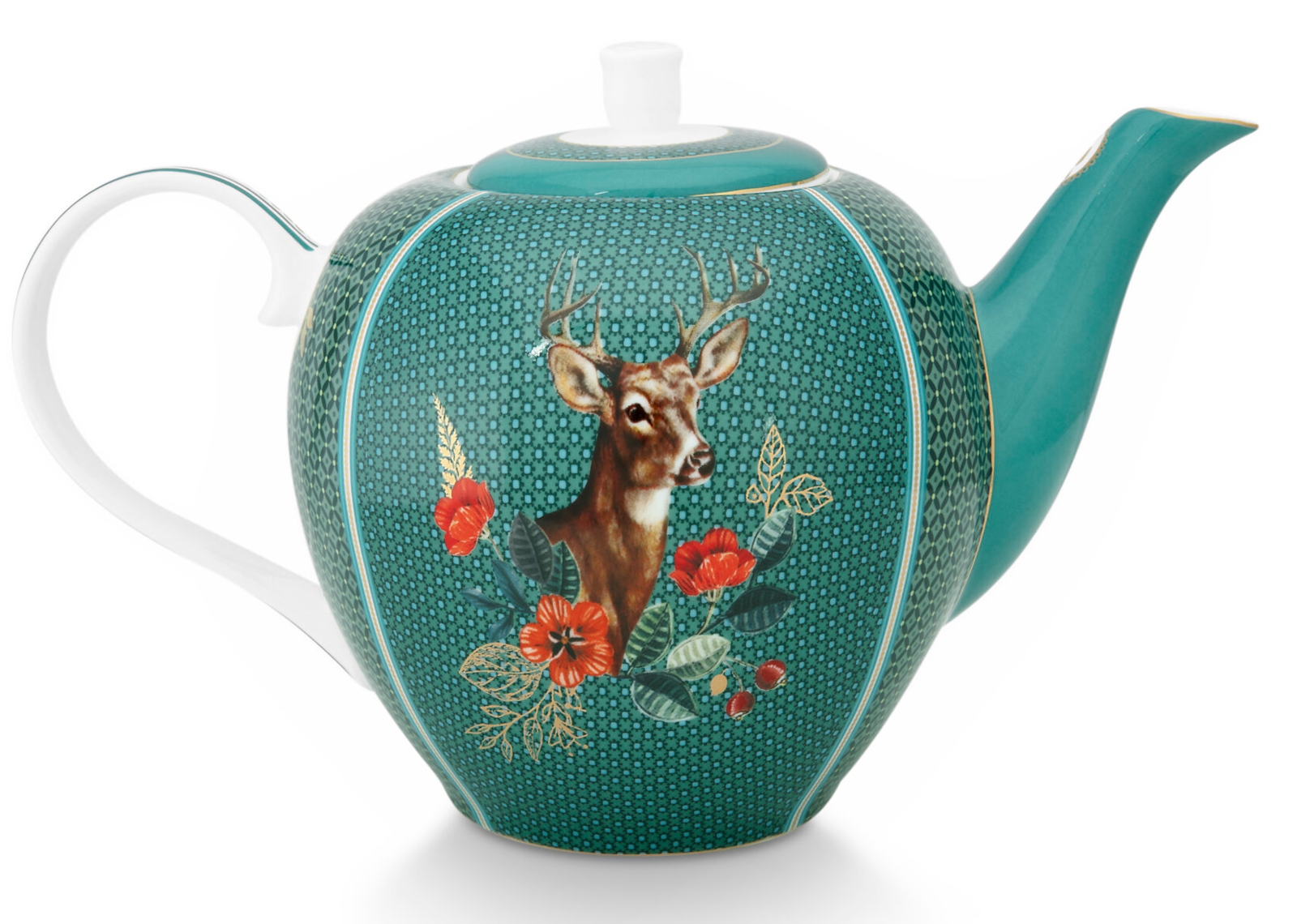 PIP STUDIO Winter Wonderland Teekanne large green 1,6 l