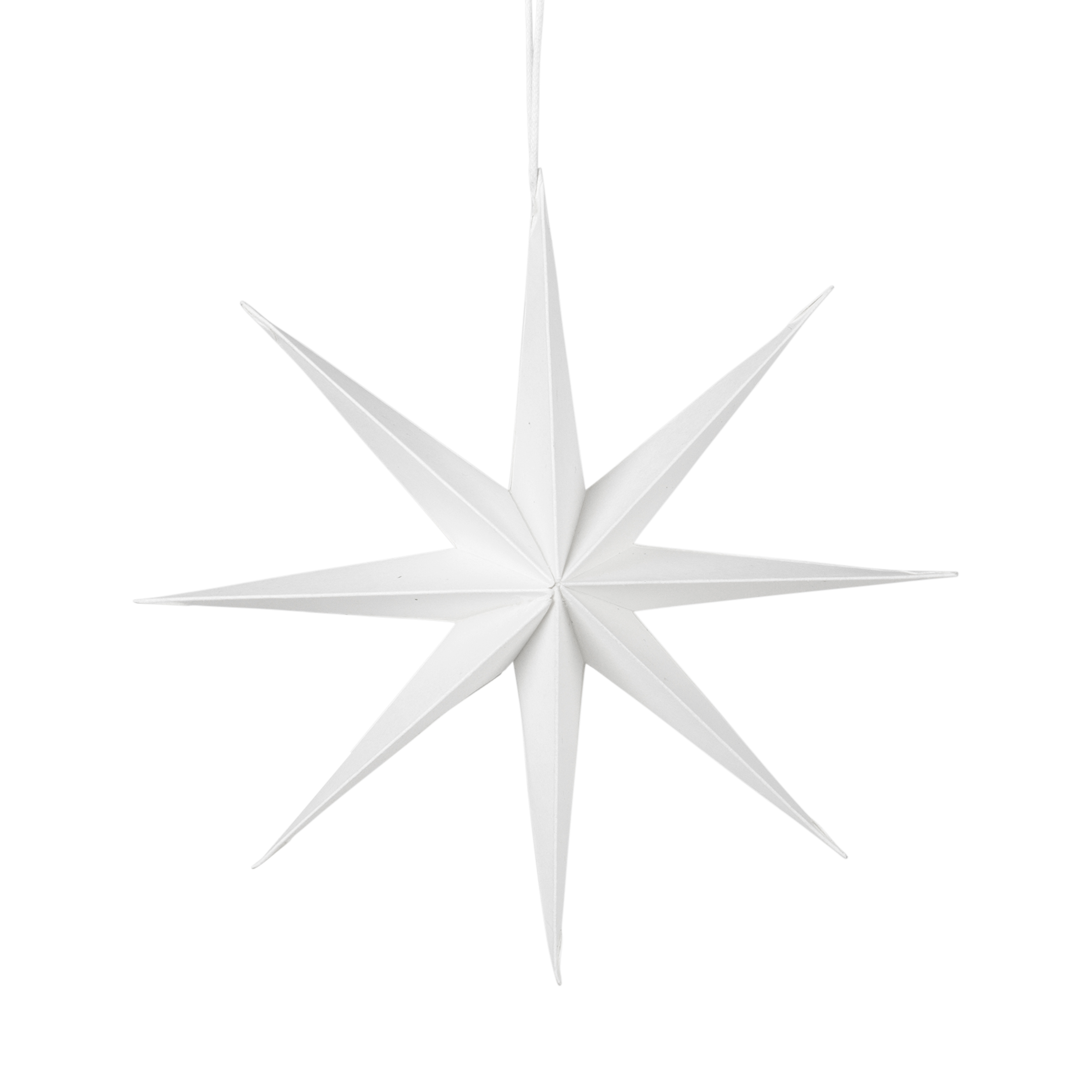 Broste Copenhagen STAR Papierhänger L white 50 cm