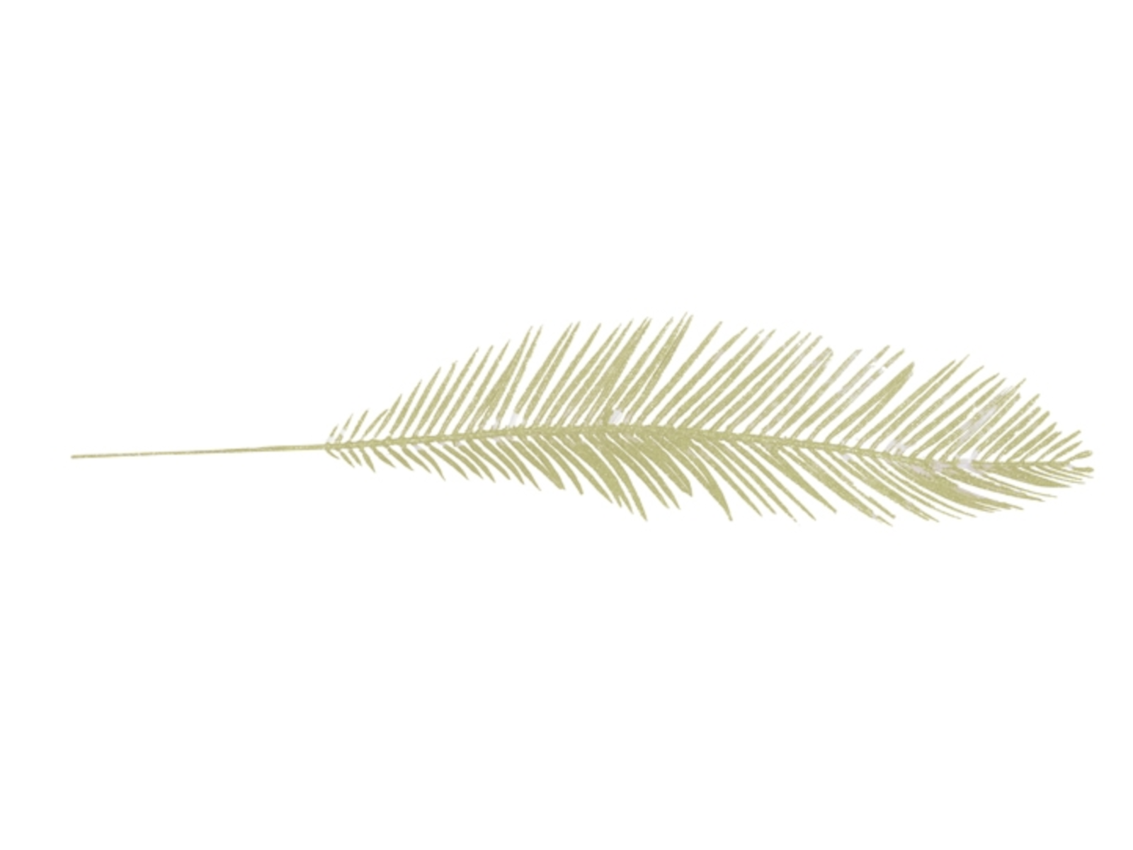 Light &amp; Living LEAF Ornament gold 52 x 13 x 0,5 cm Freisteller