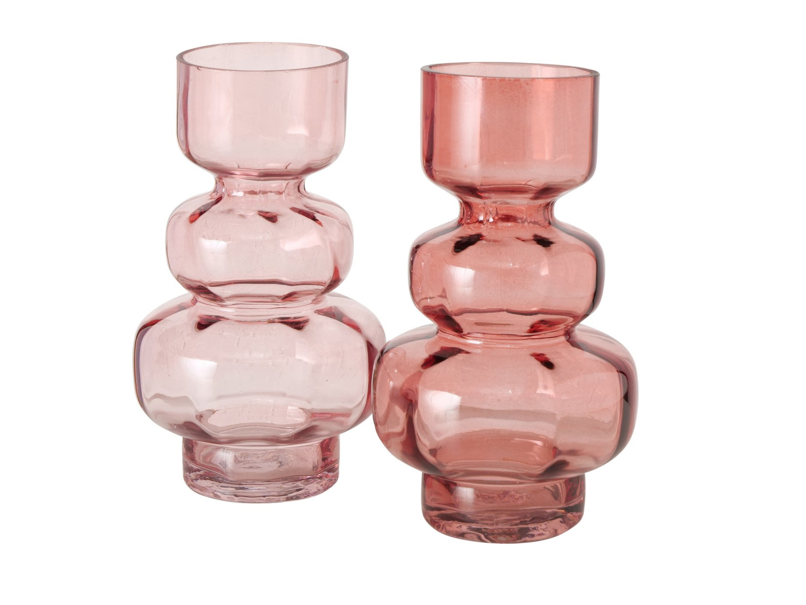 Boltze Gianna Vase rosa 15,5 cm sortiert (1Stück) Freisteller