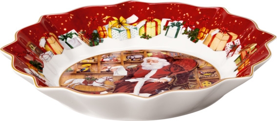 Villeroy & Boch Toy's Fantasy Schale groß Santa liest Wunschzettel