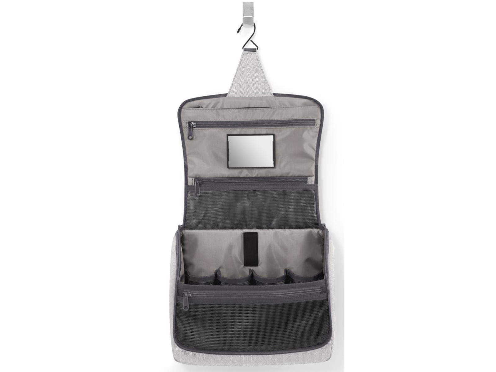 reisenthel toiletbag XL herringbone grey Freisteller 3