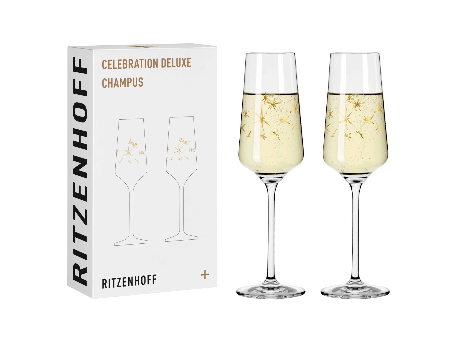 RITZENHOFF Celebration Deluxe Champagnerglas 2er Set 22/003