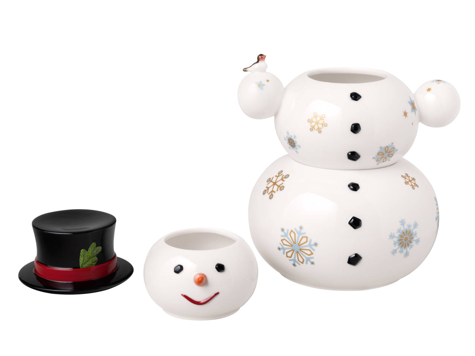 Villeroy &amp; Boch Christmas Toys Memory Schneemann Dose 20,5x18x31cm Freisteller2