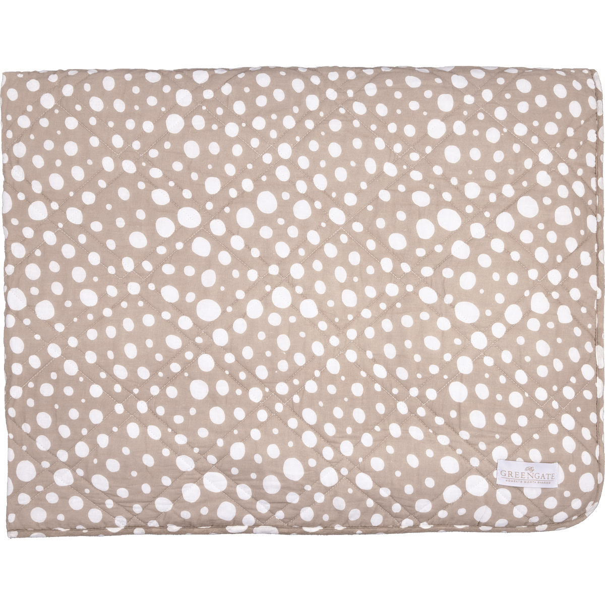 Greengate Neva Tagesdecke beige 140x220cm