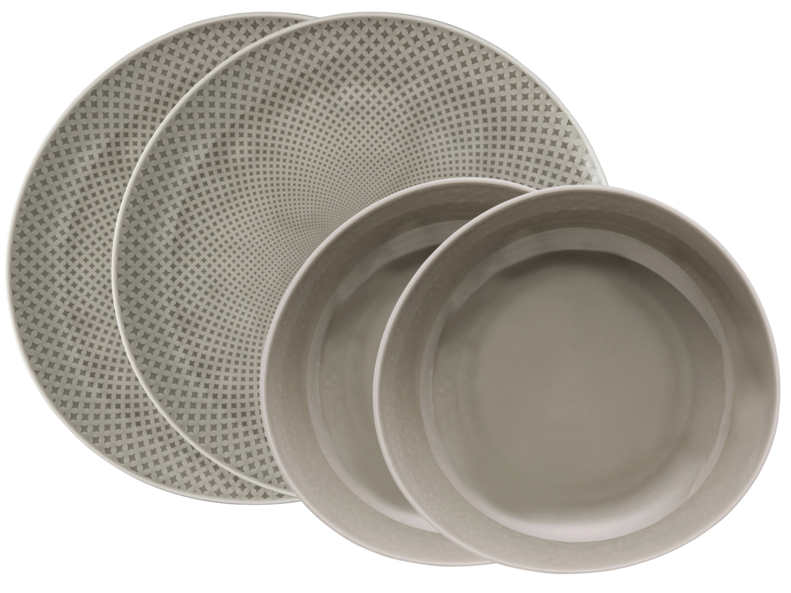 Rosenthal Junto Pearl Grey Tafelset 4tlg