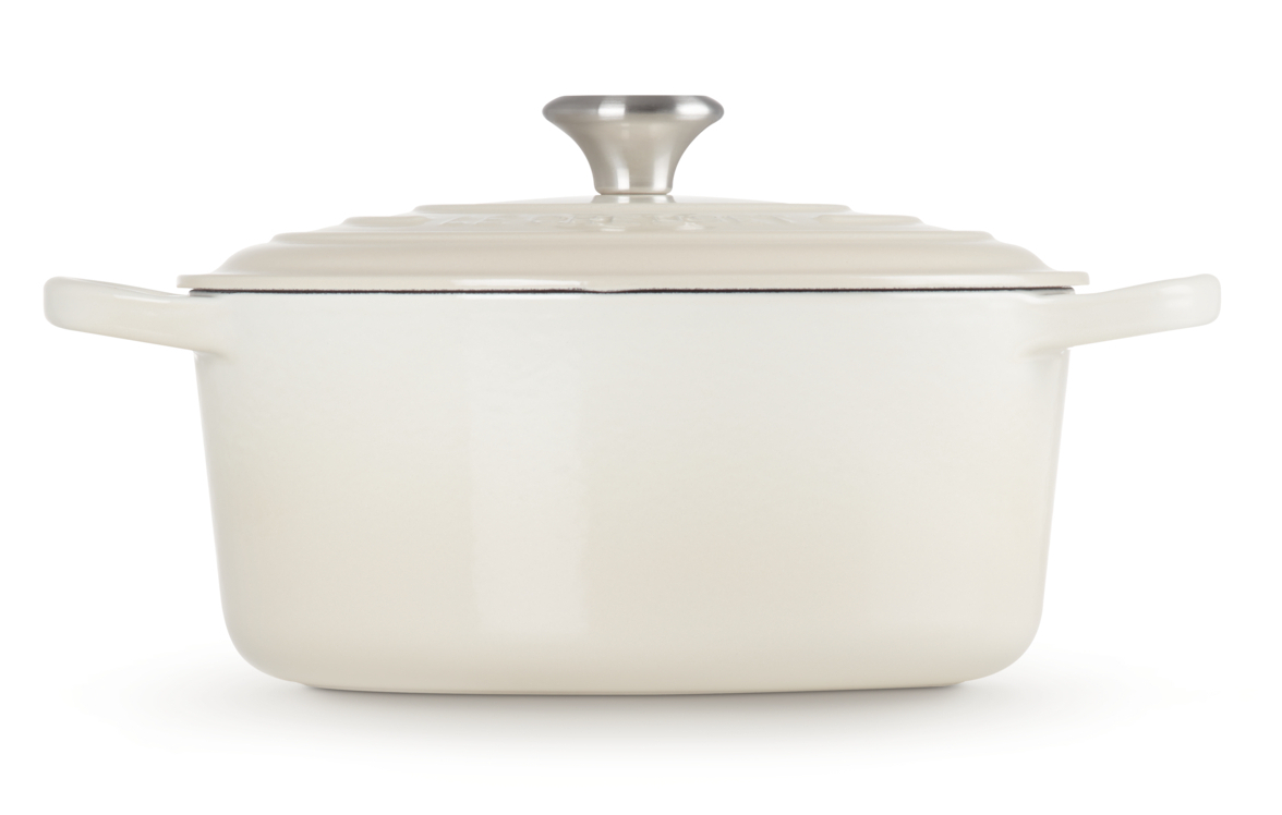 Le Creuset Bräter Signature rund meringue 26cm