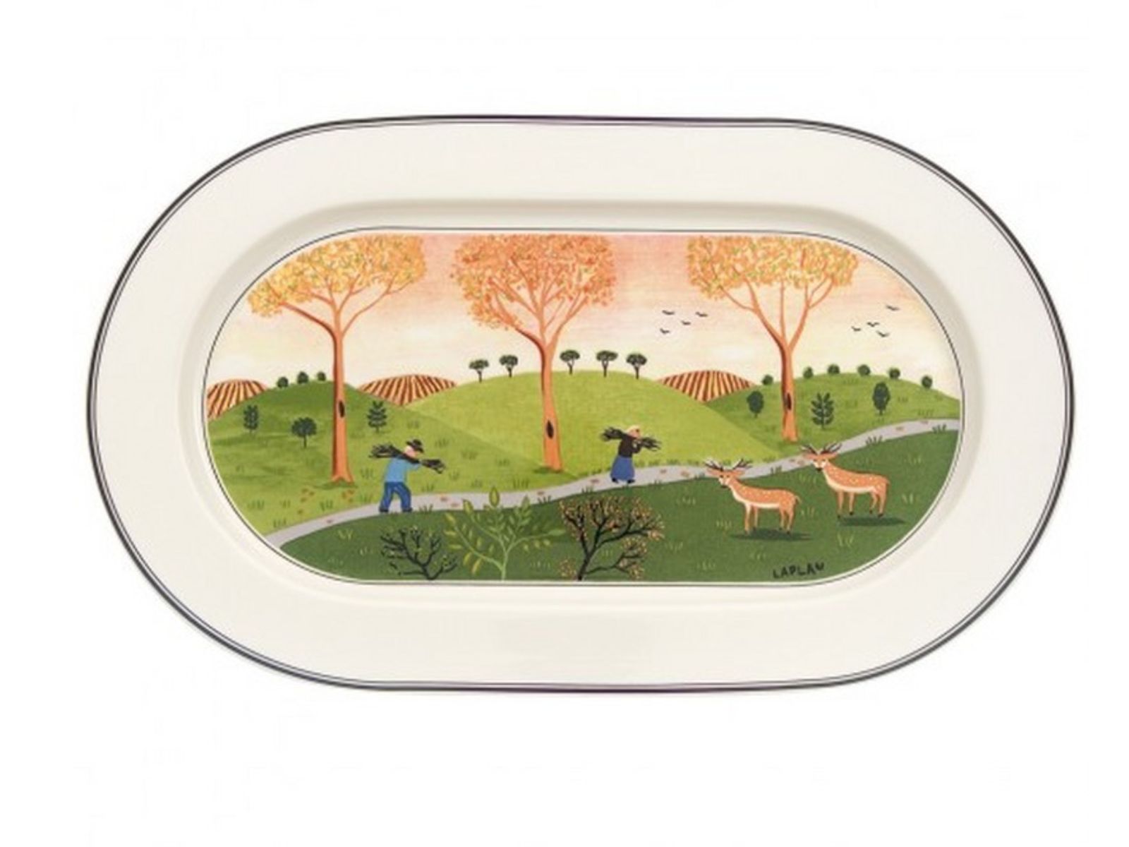 Villeroy & Boch Design Naif Platte oval 34 cm