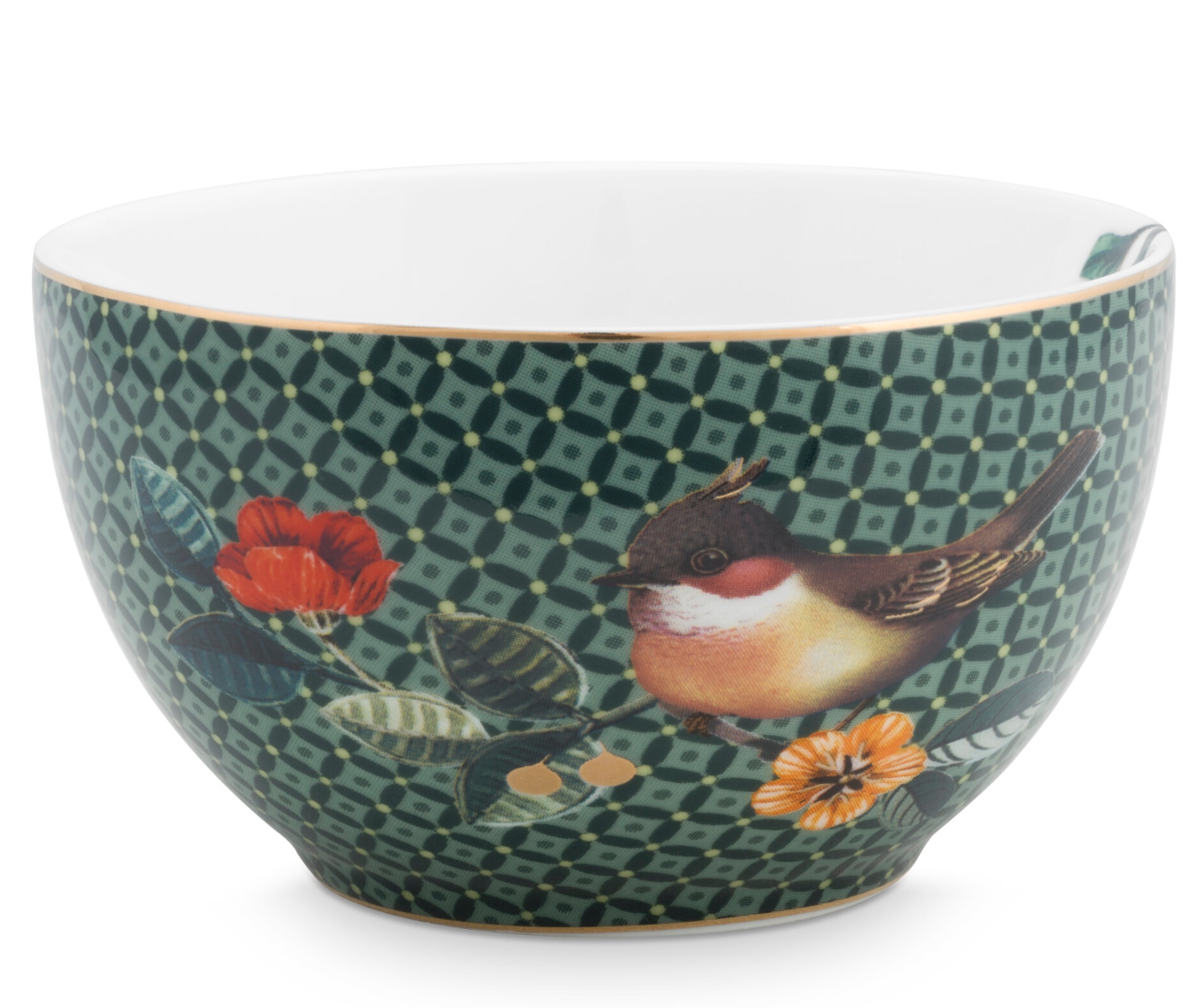 PIP STUDIO Winter Wonderland Green Bowl 9,5 cm Freisteller