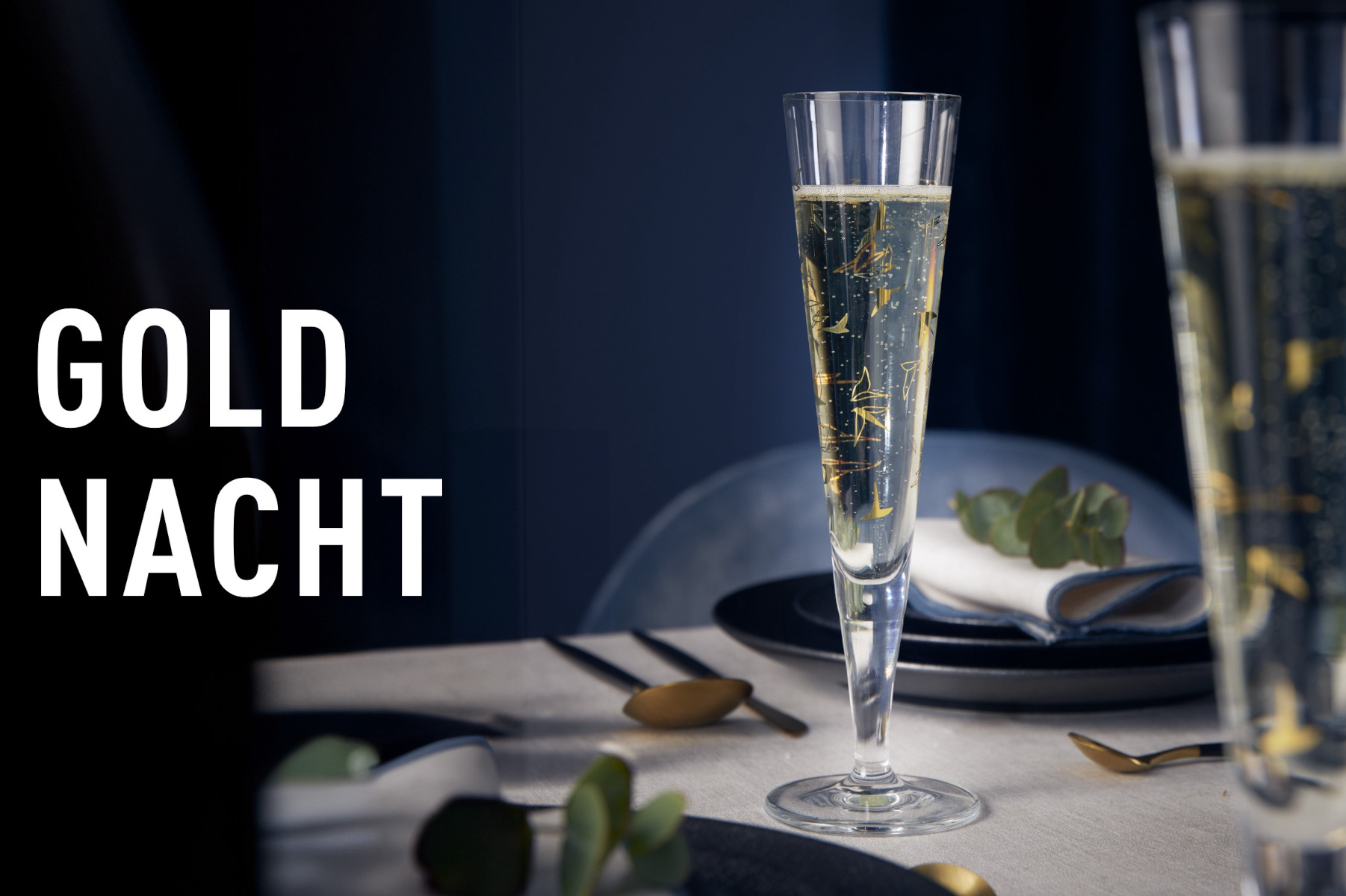 RITZENHOFF Goldnacht Champagnerglas (C. Kordes) H24 #43 Lifestyle 1