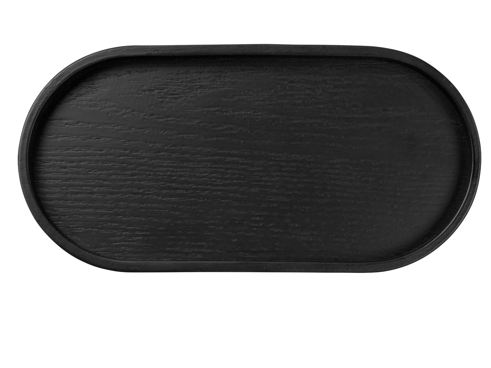 ASA Selection wood Holztablett oval schwarz 23x11cm Freisteller1