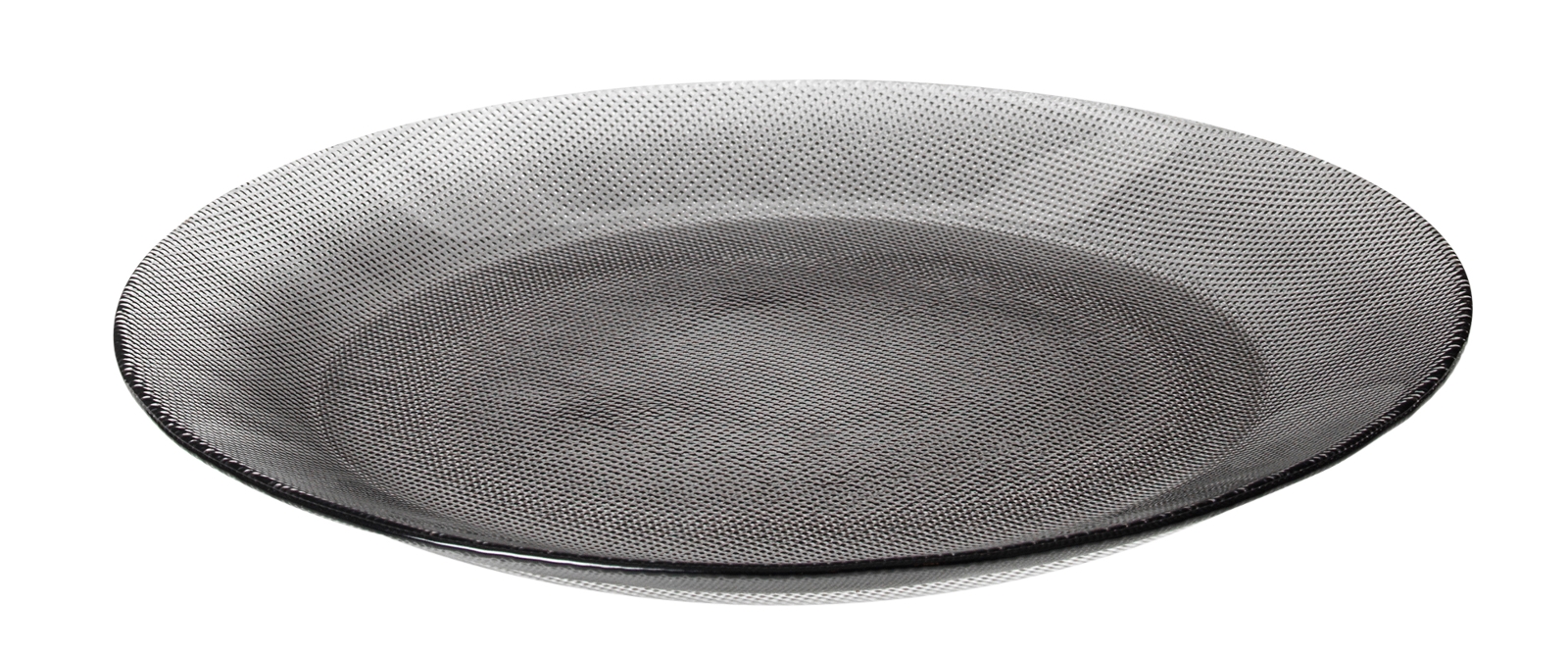 Broste Copenhagen Teller SMOKE klar/grau 22 cm