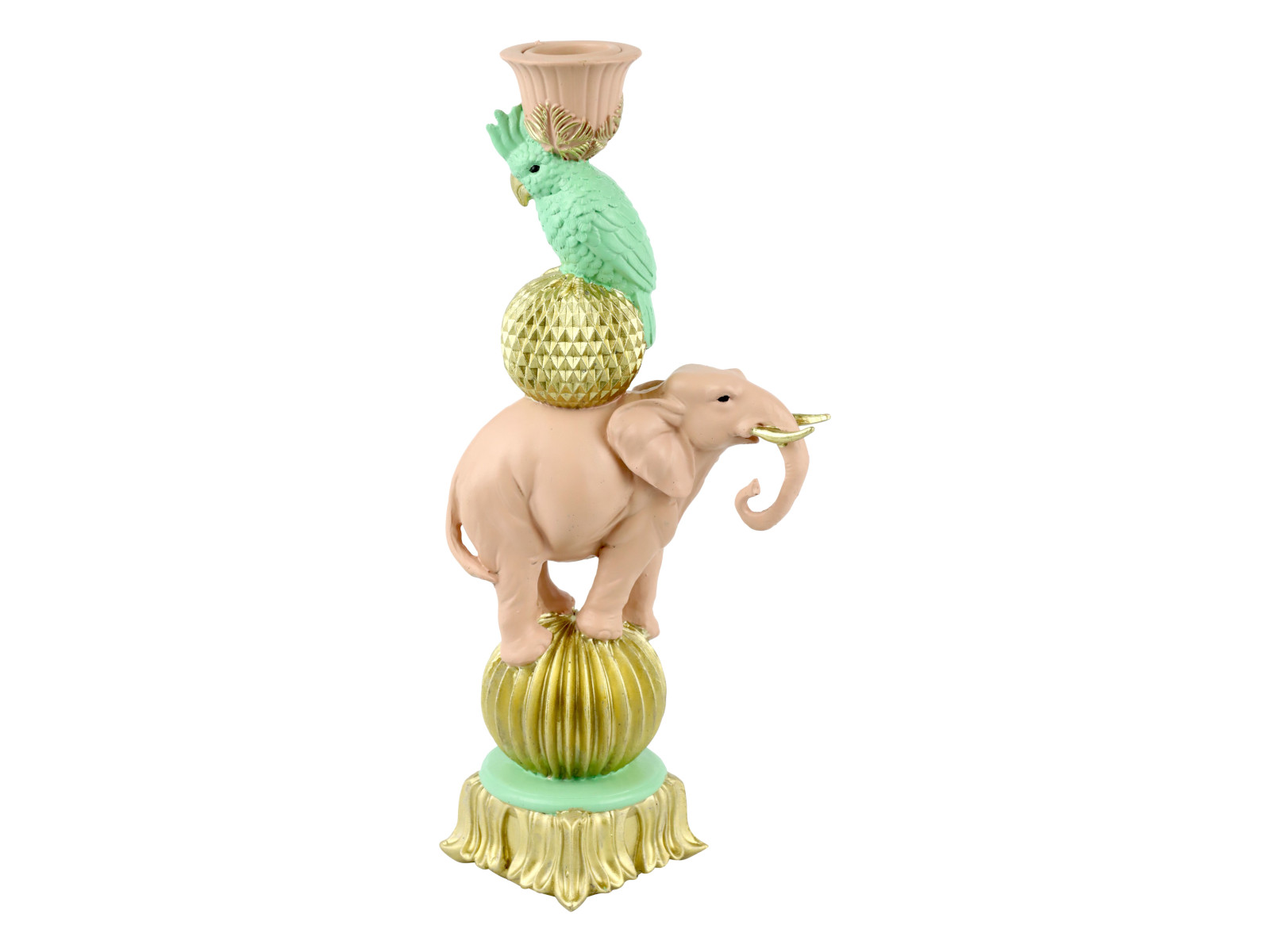 Hoff-Interieur Exotic Elephant Teelichthalter mehrfarbig 25cm Freisteller