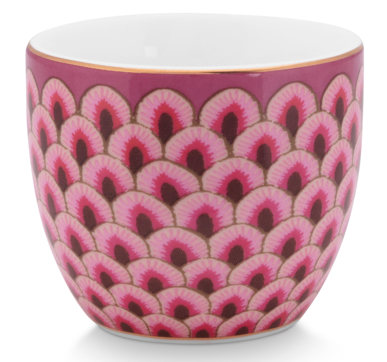 PIP STUDIO Flower Festival Eierbecher scallop dark pink