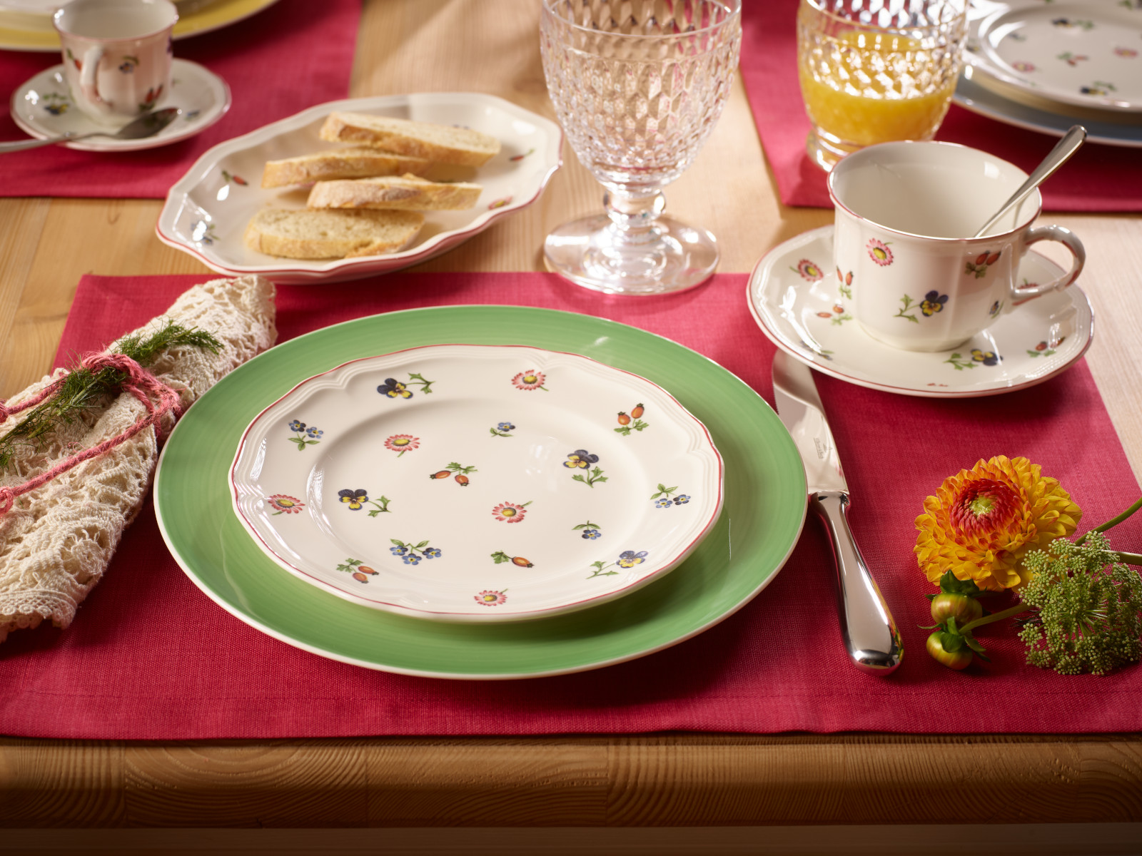 Villeroy & Boch Petite Fleur Frühstücksuntertasse 17 cm