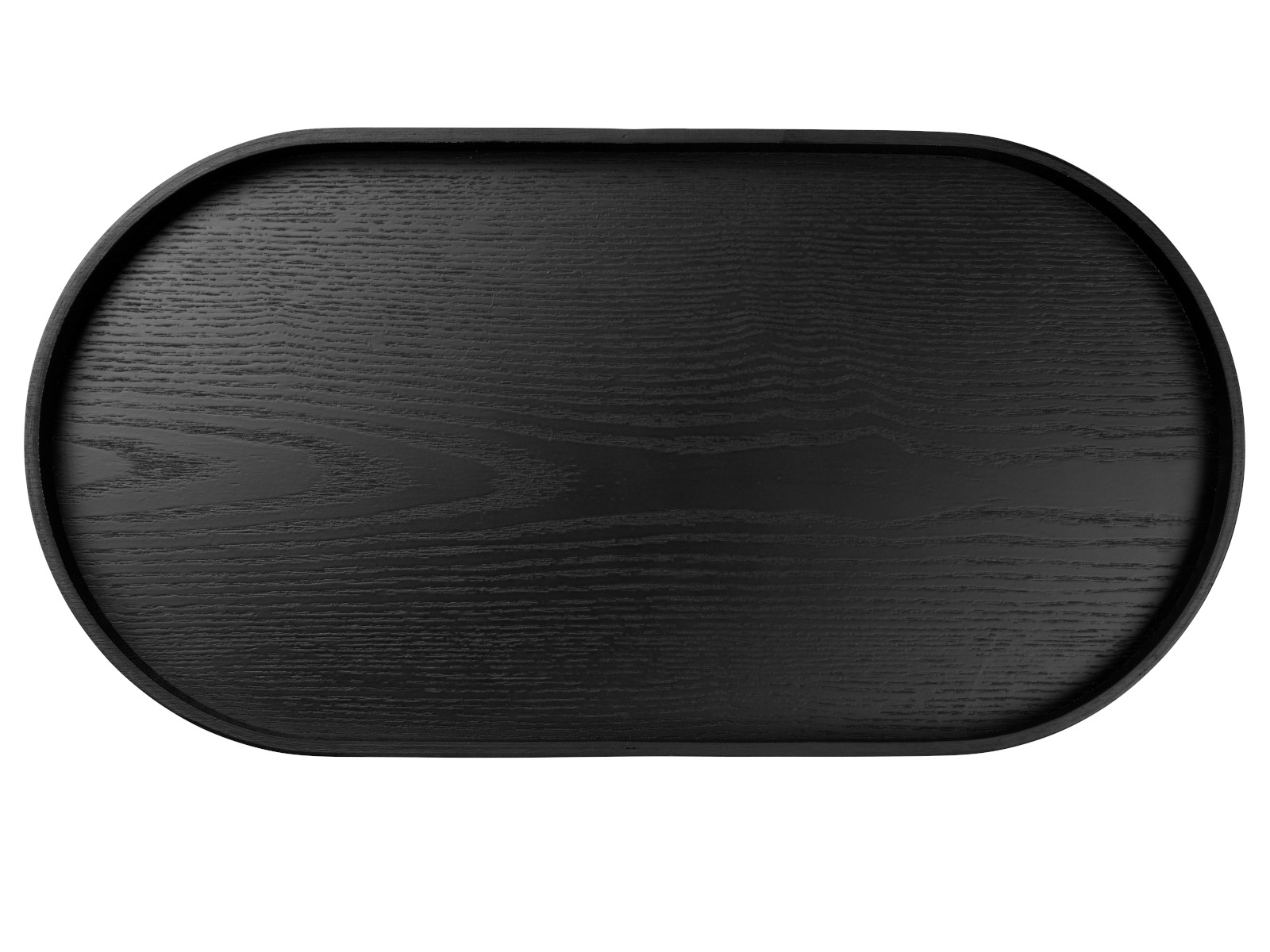 ASA Selection wood Holztablett oval schwarz 44x22,5cm Freisteller2