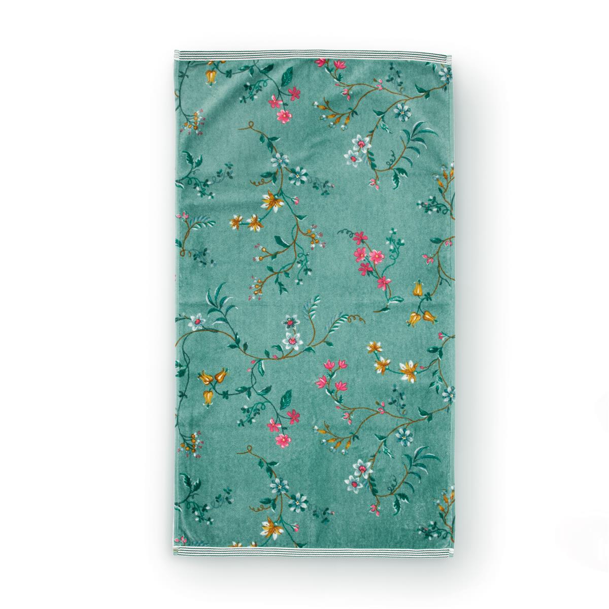 Les Fleurs Handtuch green 55x100cm (1 Stück) Freisteller