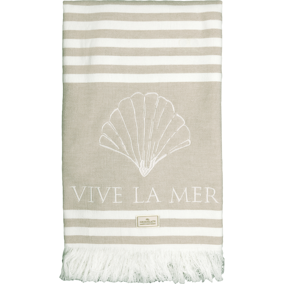 Greengate Vive la mer Handtuch sand 70x140cm