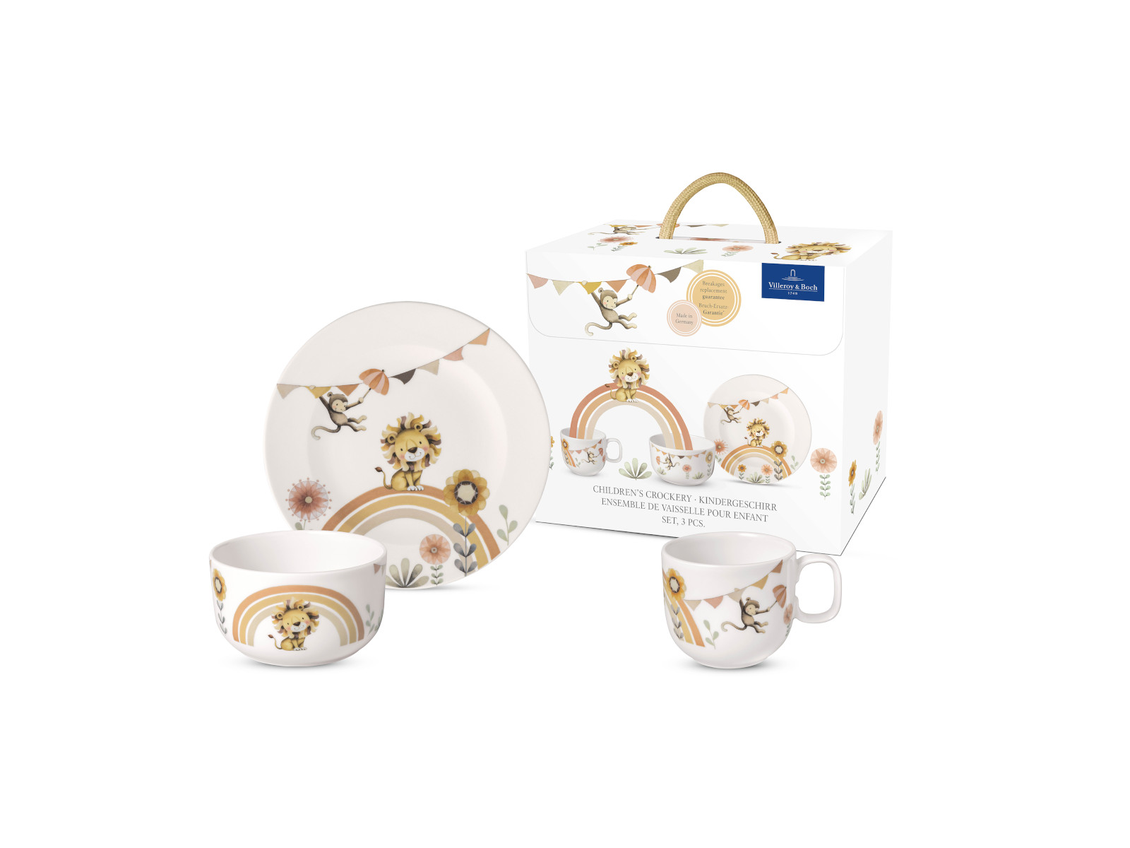 Villeroy &amp; Boch Roar like a Lion Kindergeschirrset 3tlg Freisteller 2