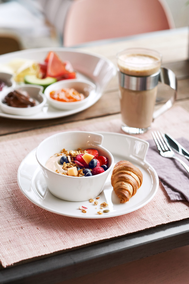 Villeroy &amp; Boch New Wave Frühstücksteller rund 25 cm Set6 Lifestyle1