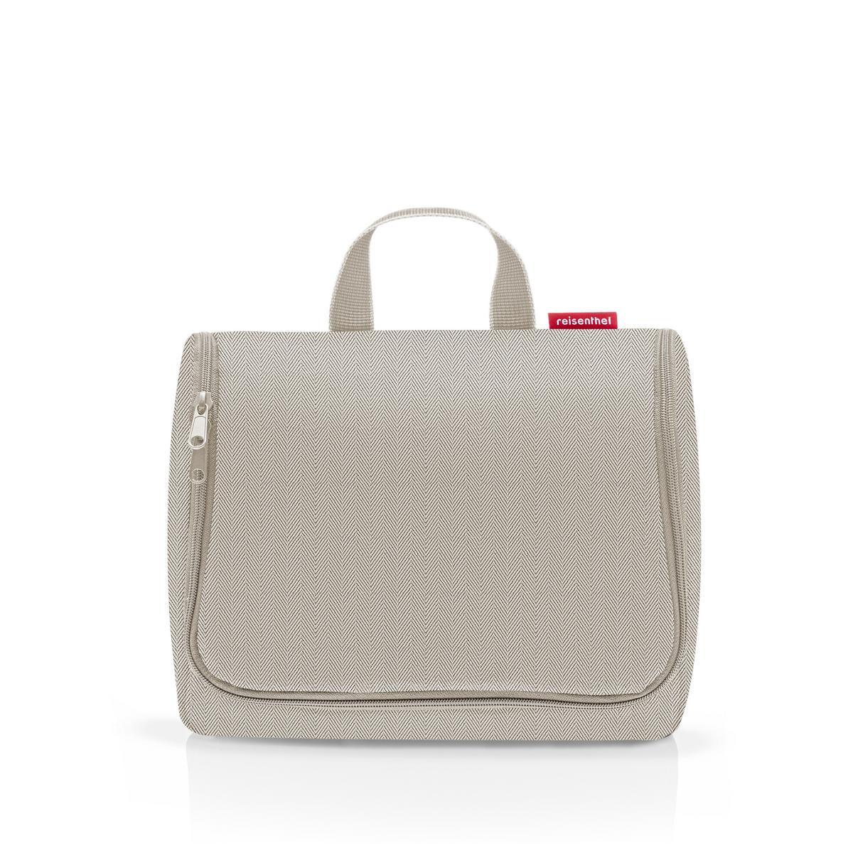 reisenthel toiletbag XL herringbone sand Freisteller 2