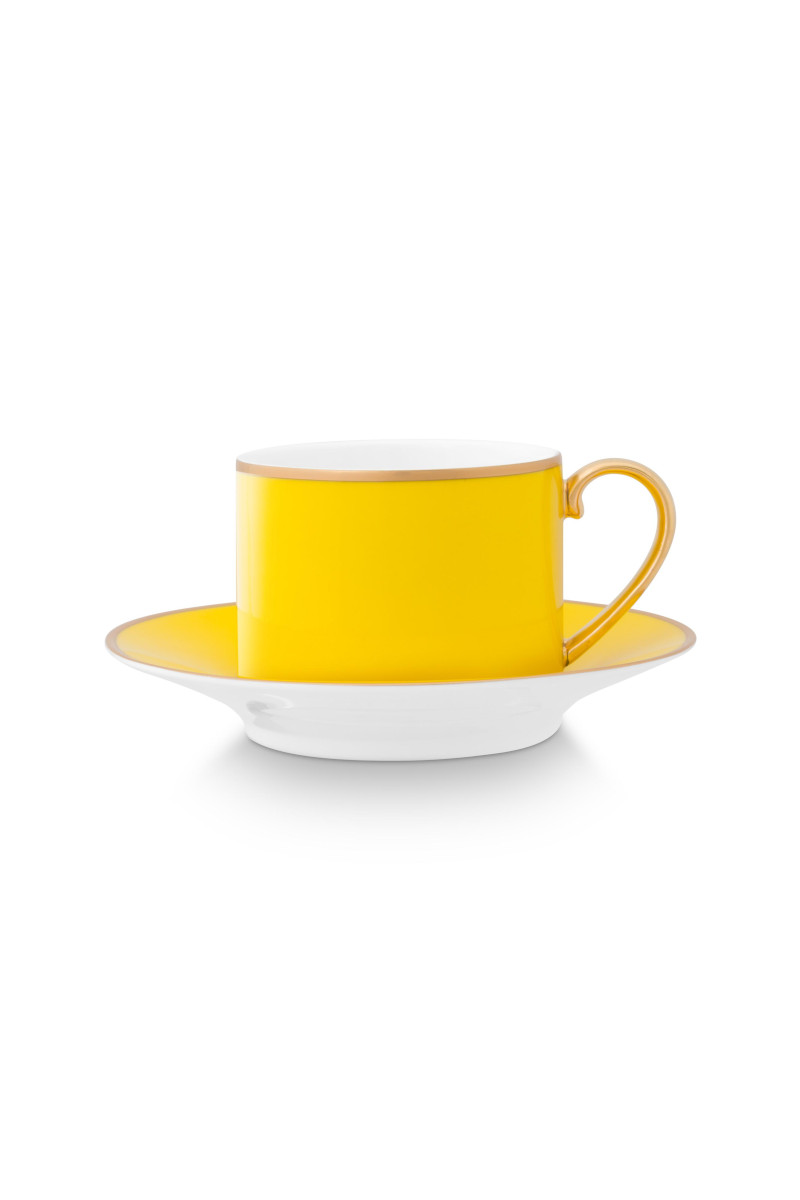 PIP STUDIO Chique Tasse m.U. gold-gelb 220ml