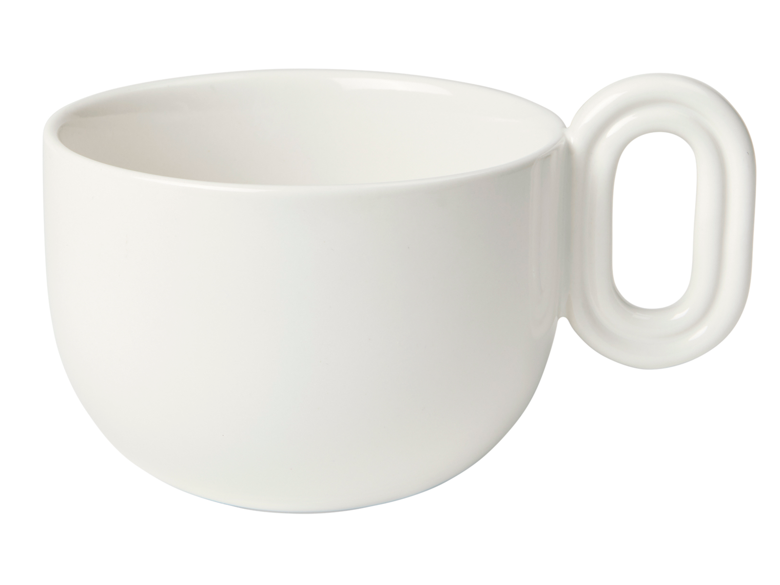 Broste Copenhagen Stevns Kaffeetasse chalk white 400ml Freisteller 1