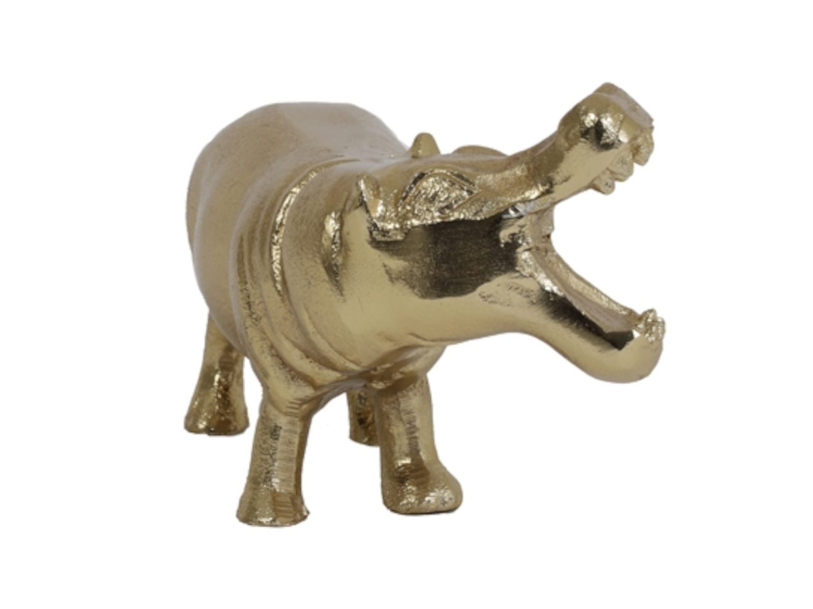 Light &amp; Living HIPPO Ornament gold 24 x 9,5 x 14 cm Freisteller 1