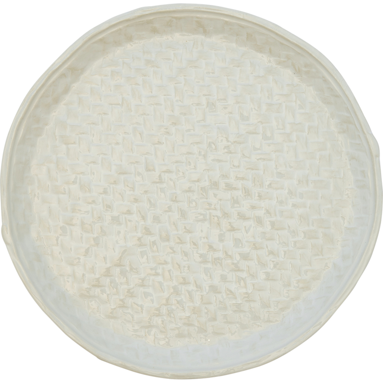 Greengate Woven Speiseteller gewebt off white 27,5cm