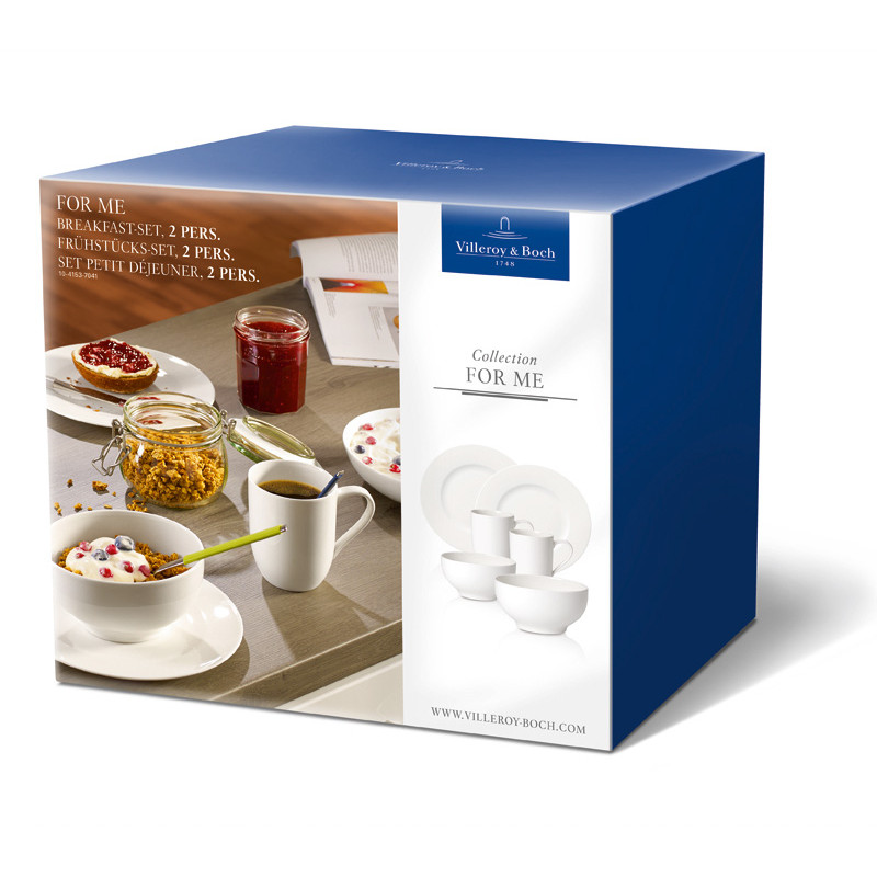 Villeroy &amp; Boch For Me Frühstücks-Set 2 Personen